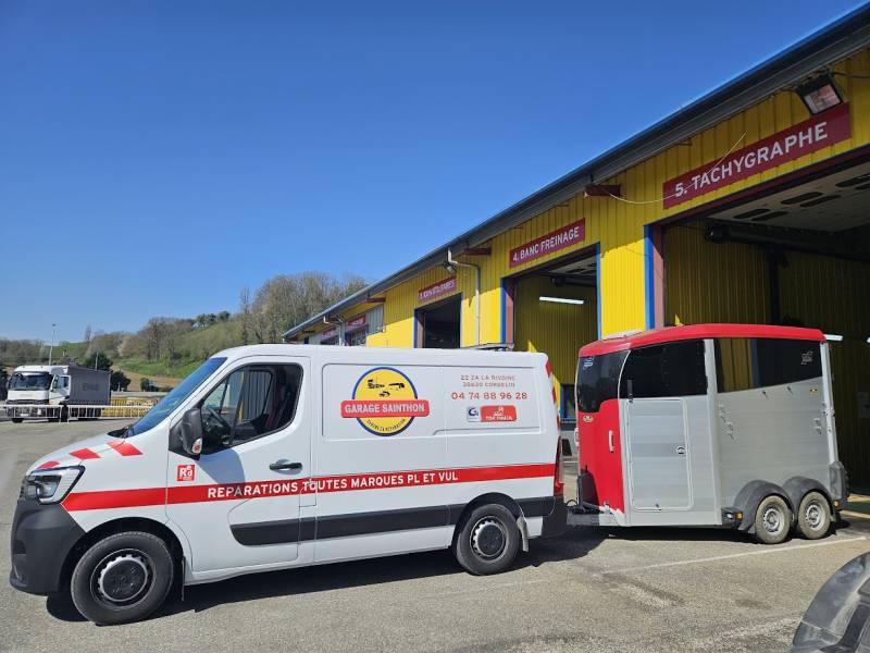 intervention sur van pour chevaux 